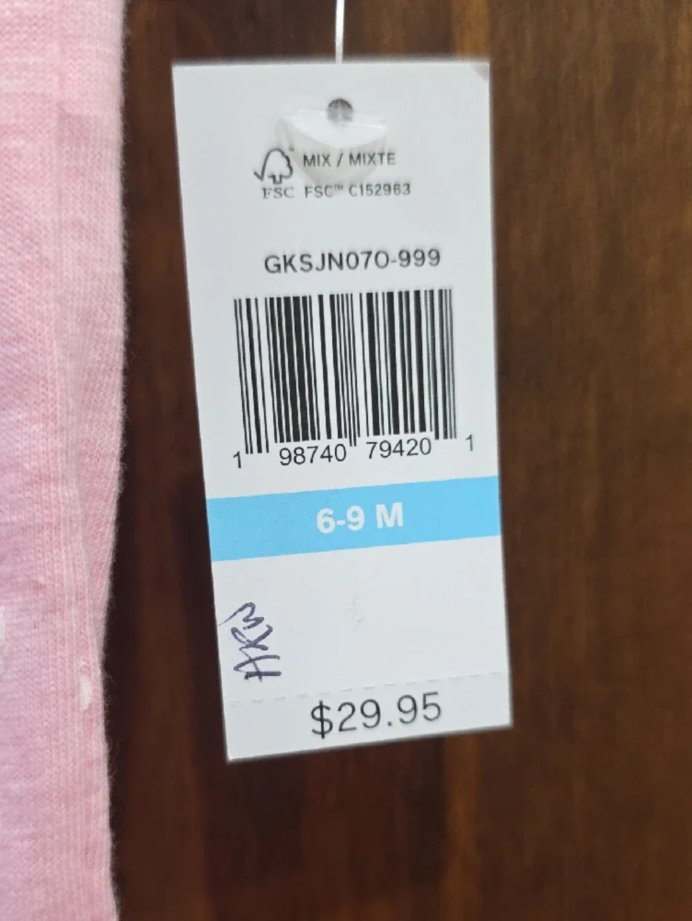 GAP Pink Ruffle-Shoulder Footed One-Piece